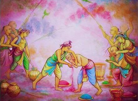 Holi Lila Of Gauranga !!