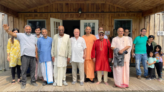 Iskcon Bangalore President Madhu Pandit Dasa visits Iskcon Inc Gopal Farm, USA