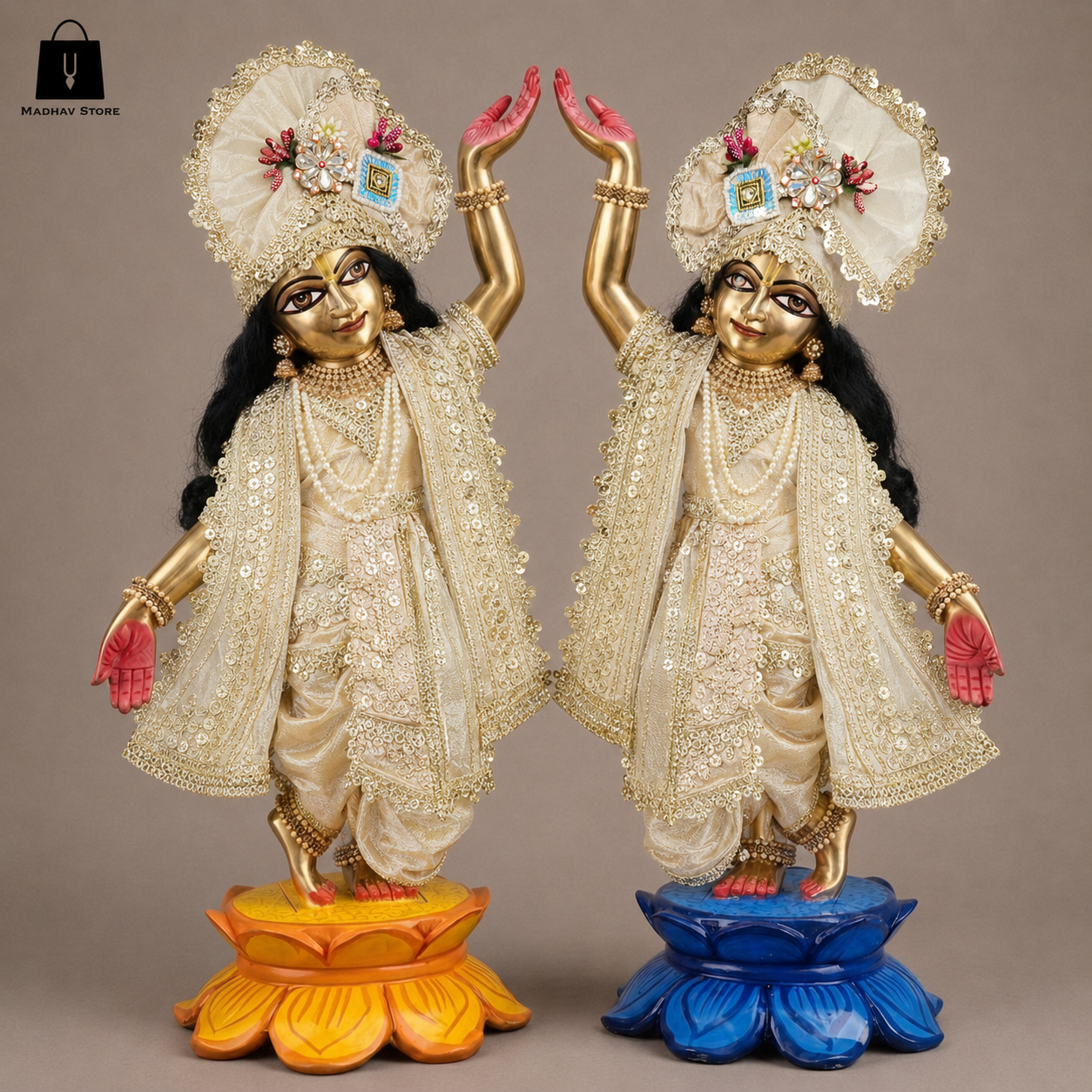 Survarna mahotsav Shringar | Premium Janmashtami Dress