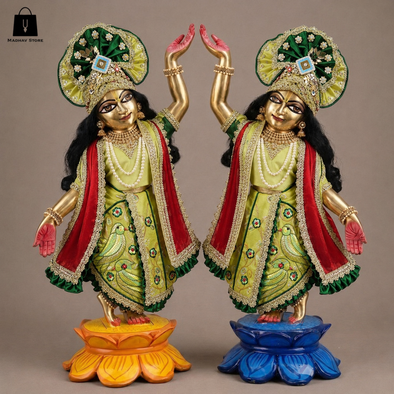 Hariyali Utsav Shringar | Premium Hand work Janmashtami dress