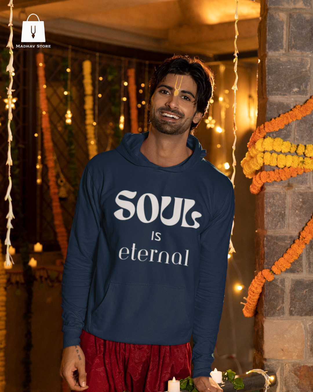 Soul is eternal | Premium Cotton Hoodie for Men