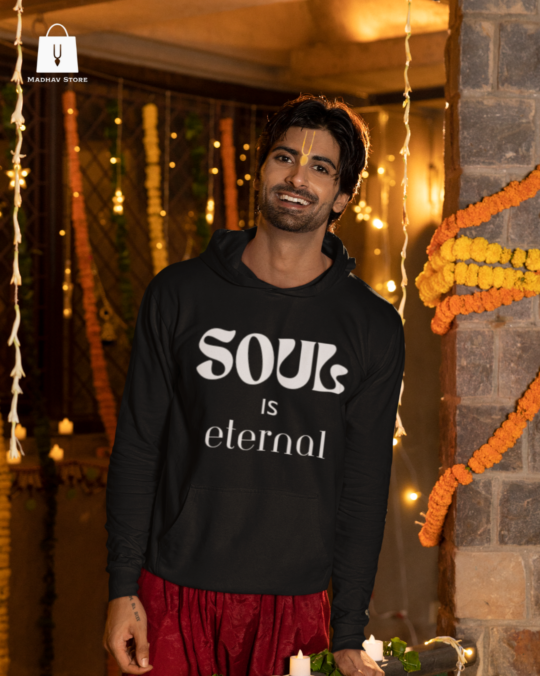 Soul is eternal | Premium Cotton Hoodie for Men