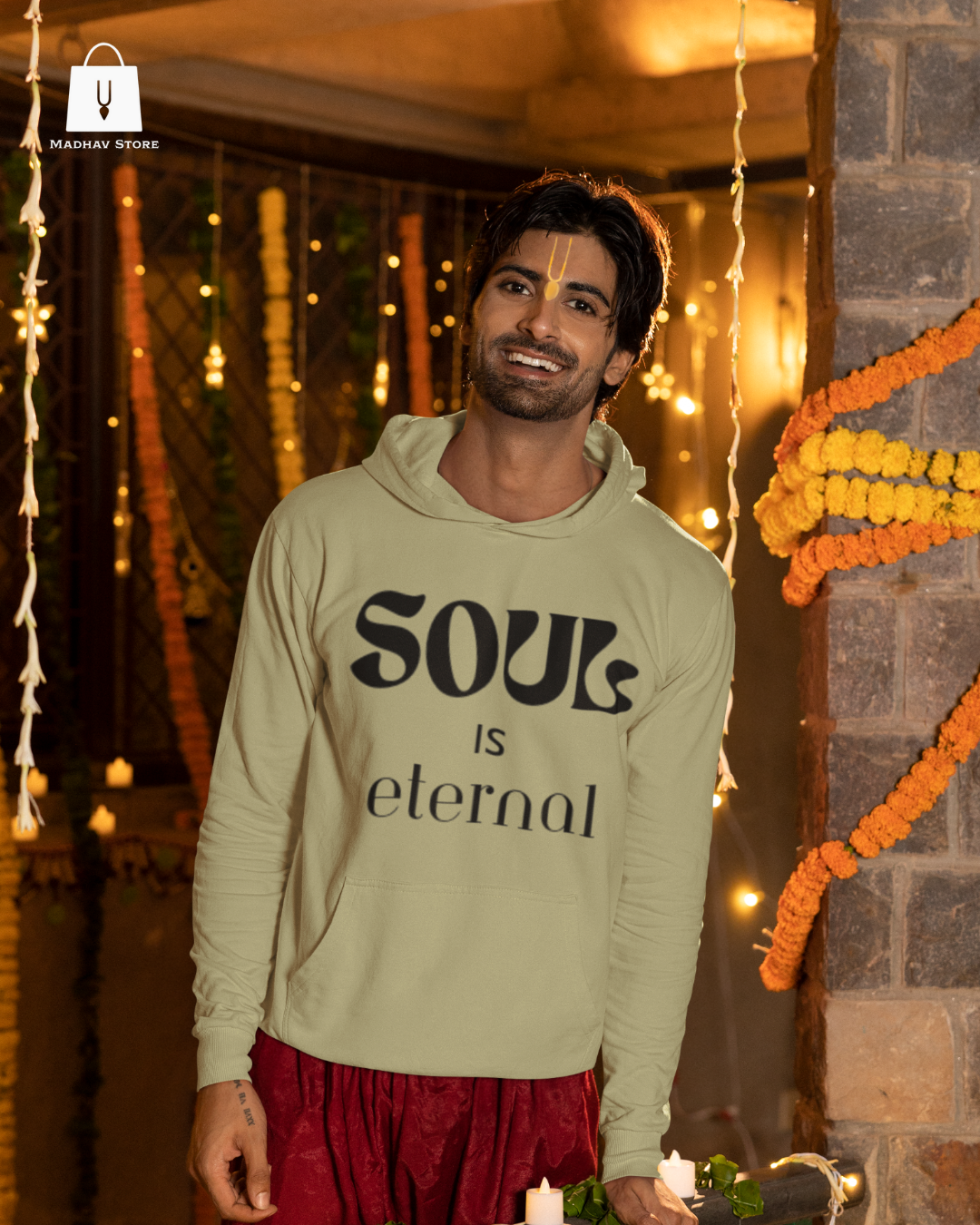 Soul is eternal | Premium Cotton Hoodie for Men