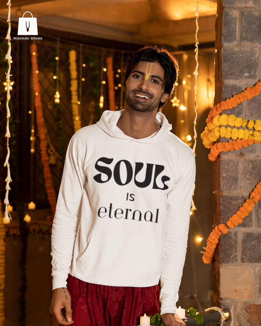 Soul is eternal | Premium Cotton Hoodie for Men