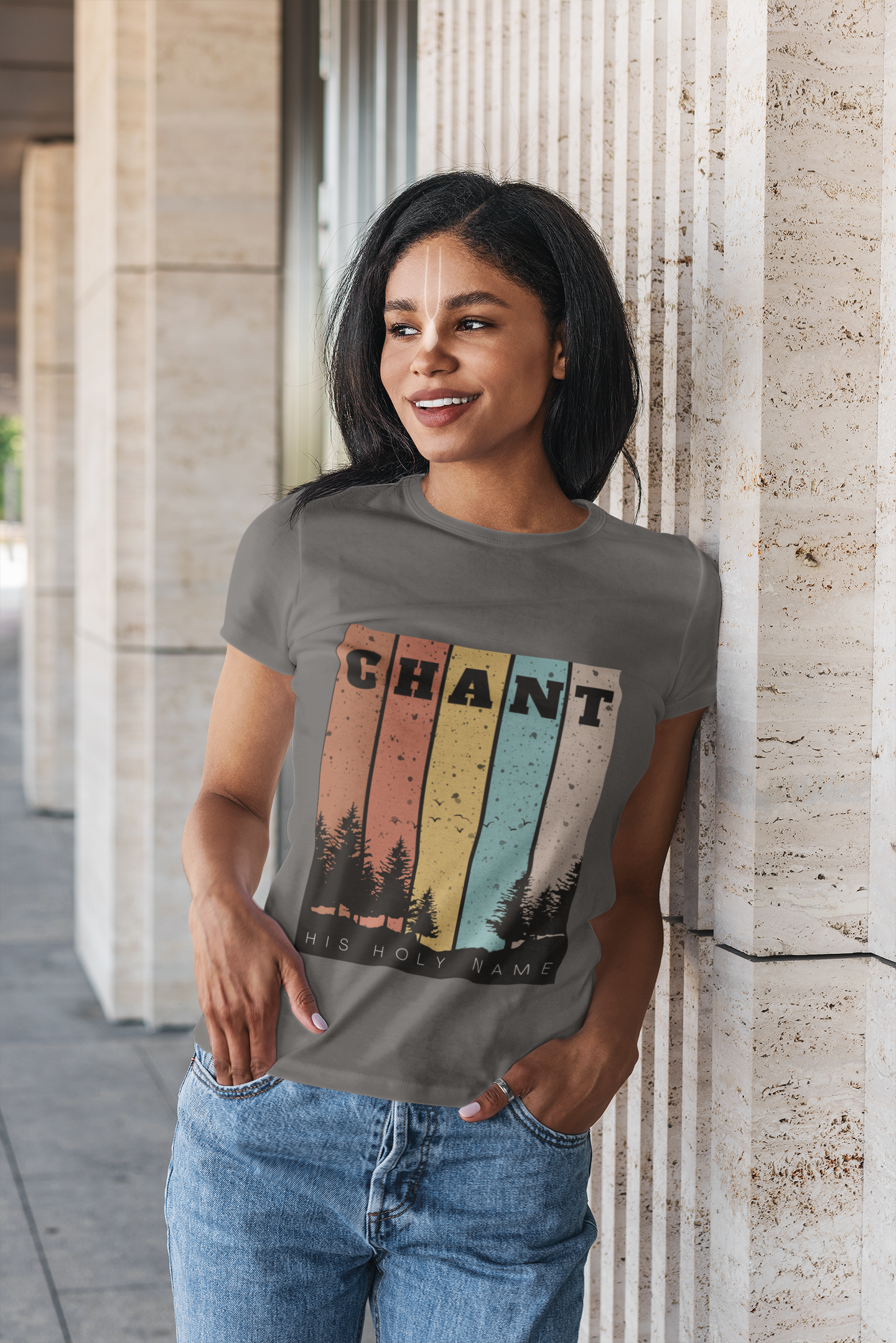 Chant His Holy Name Tshirt for Women