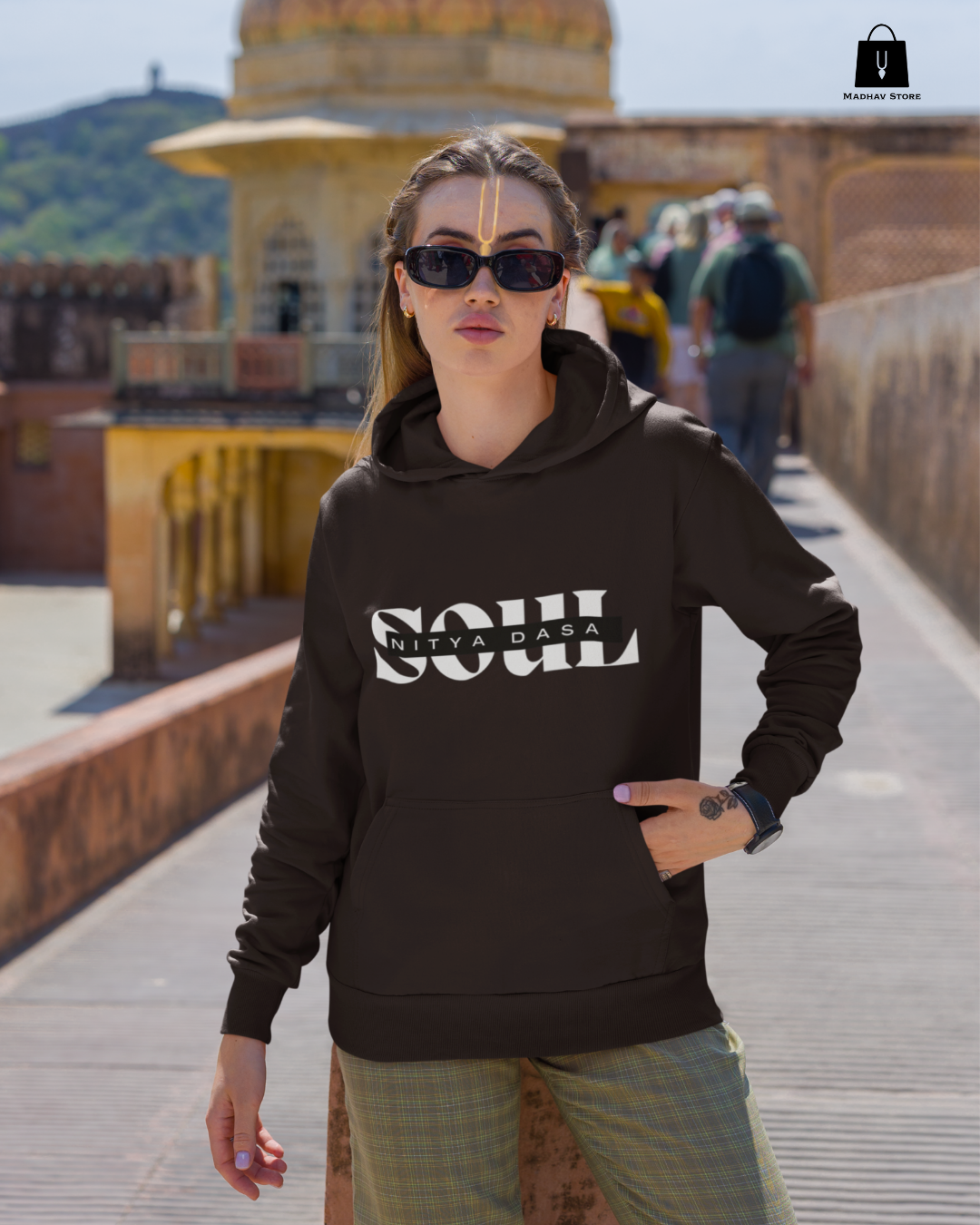 Soul - Nitya Dasa | Premium Cotton Hoodie for women