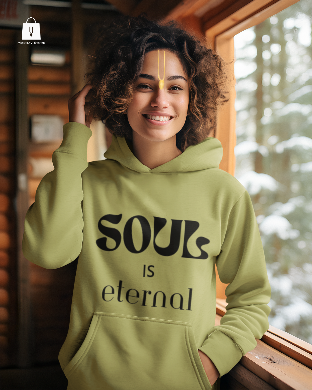 Soul is Eternal | Premium Cotton Hoodie for women