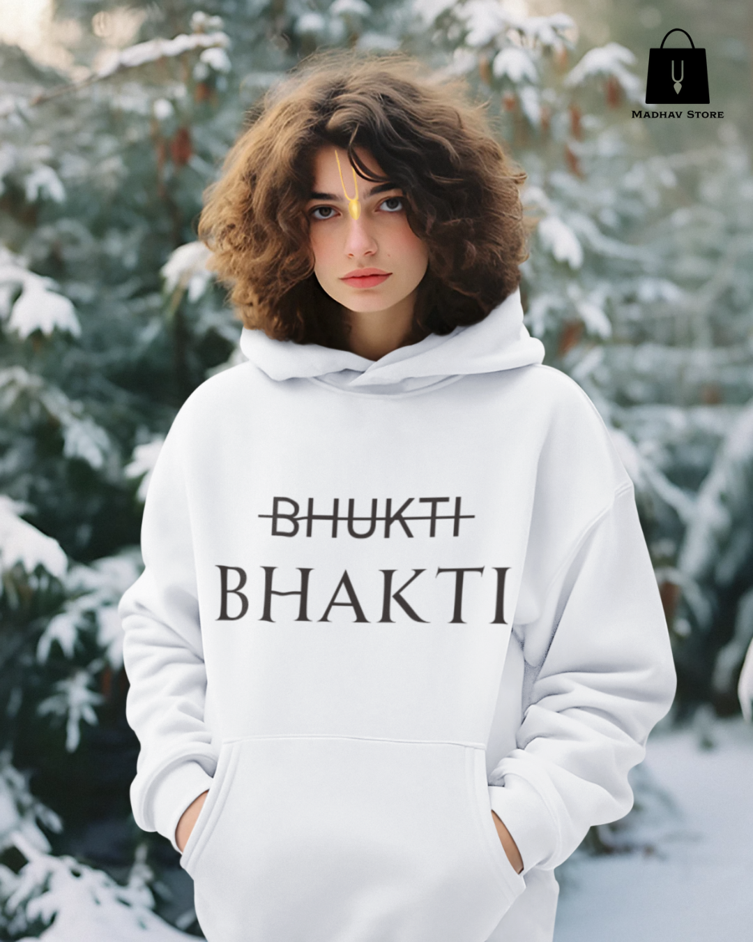 Bhakti | Premium Cotton Hoodie for women