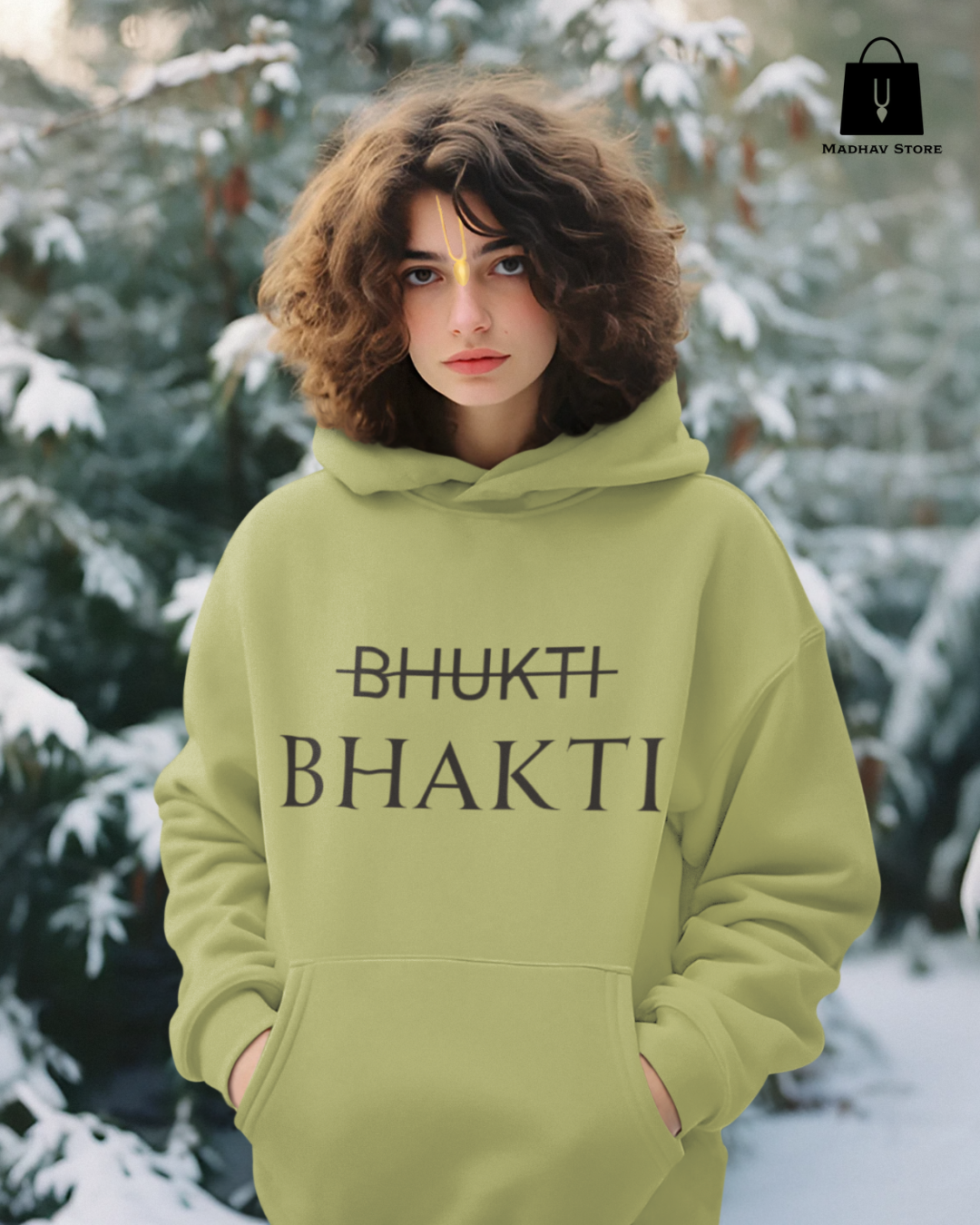 Bhakti | Premium Cotton Hoodie for women