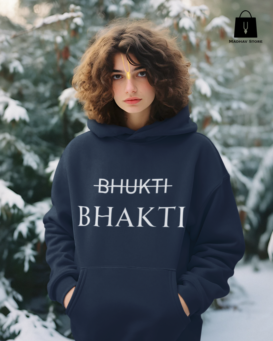 Bhakti | Premium Cotton Hoodie for women