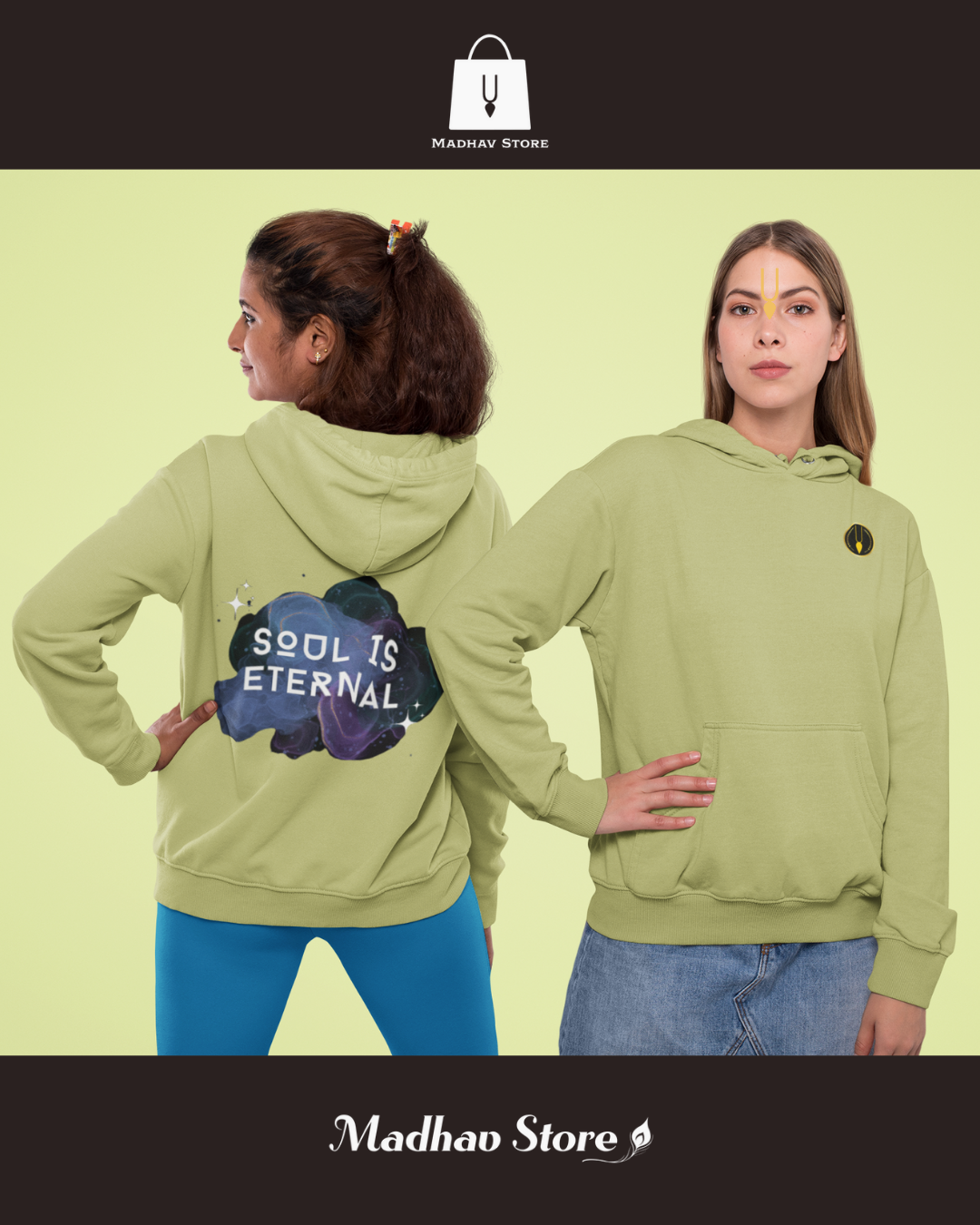 Soul Is Eternal| Premium Cotton Hoodie for women