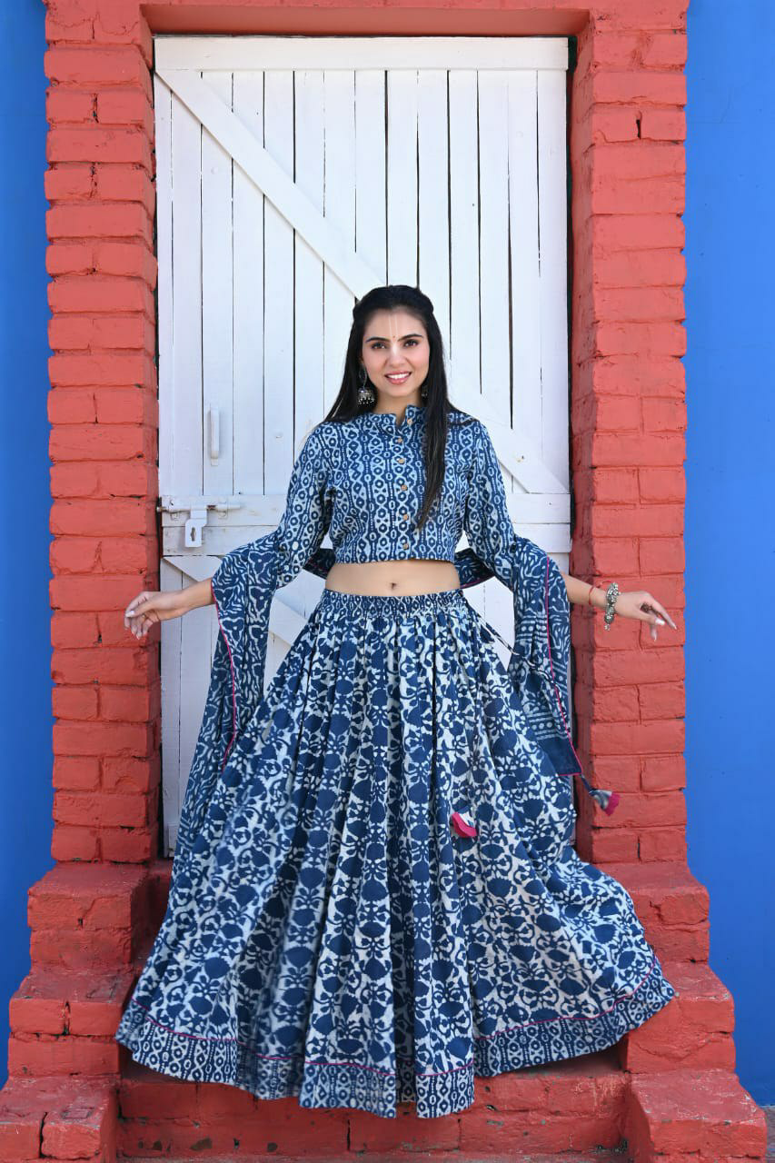cotton gopi dress Charubala Cotton Gopi Dress