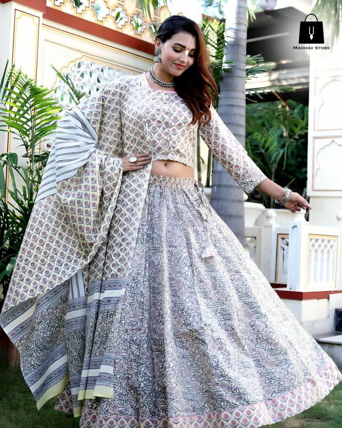 Govinda greige pastel | Gopi Dress collection