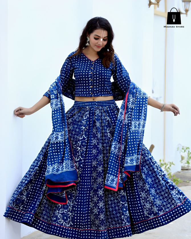 Nand-priya Navy blue | Gopi Dress collection