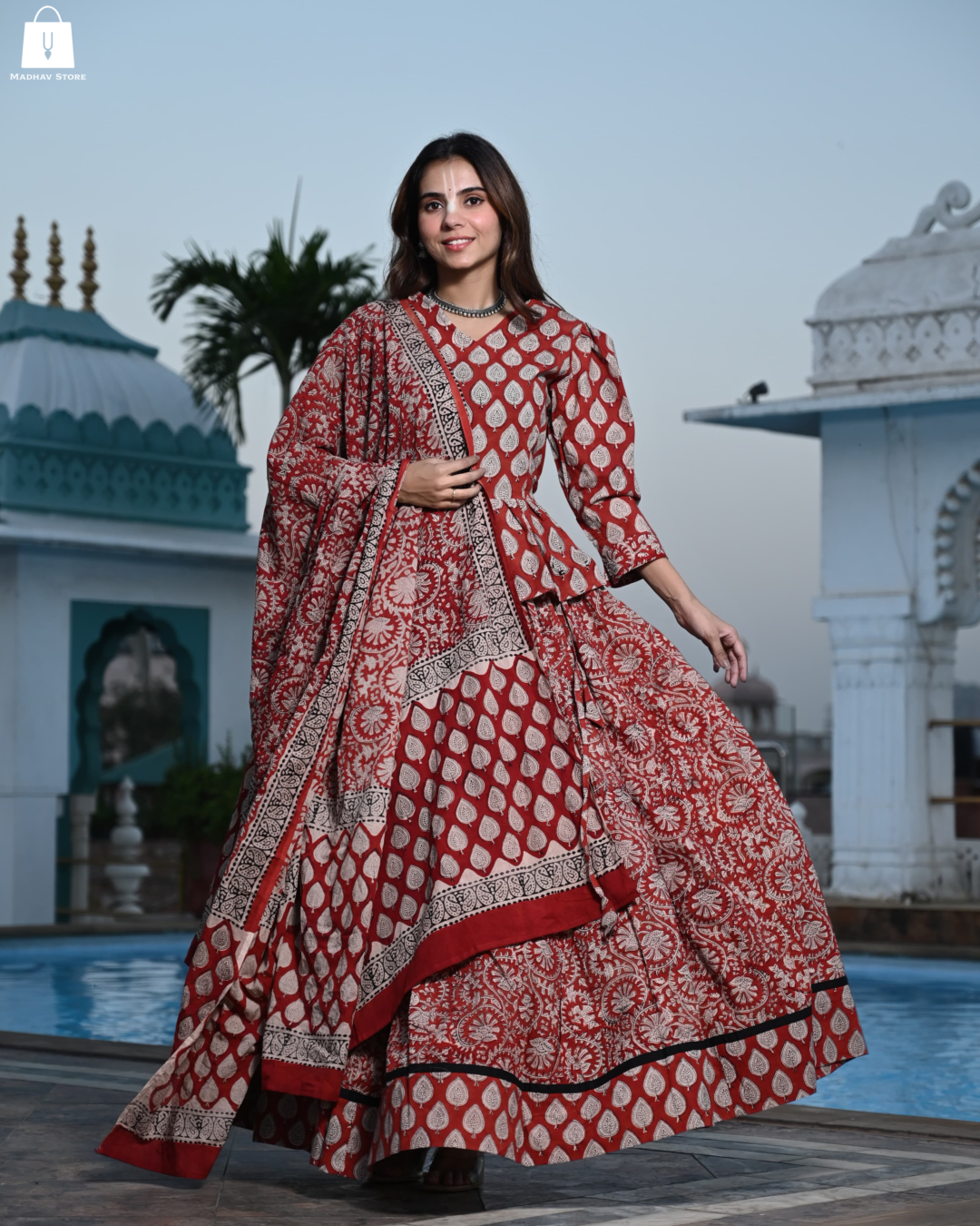Style in Red | Beautiful Gopi Dress