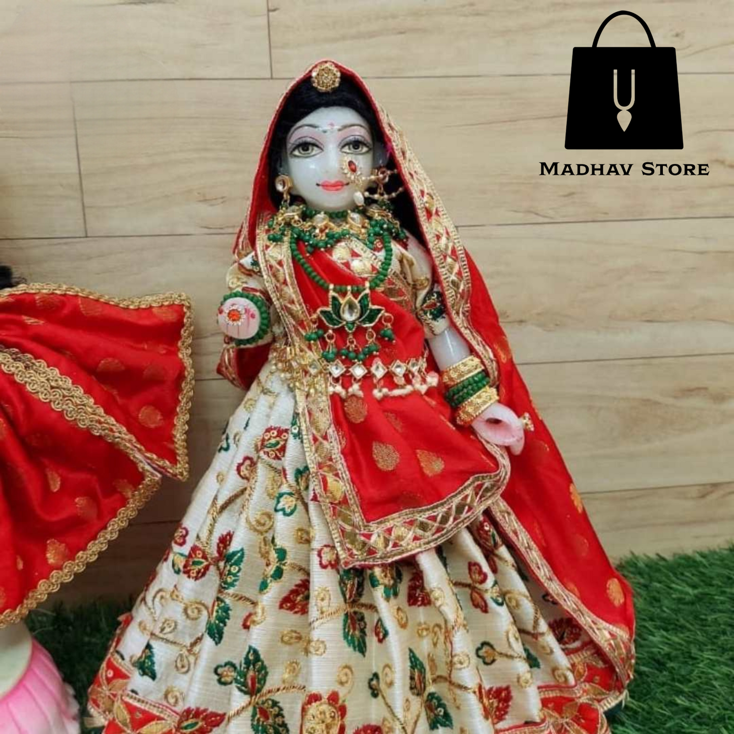 Beautiful Rajasthani Dress for Radha Krishna