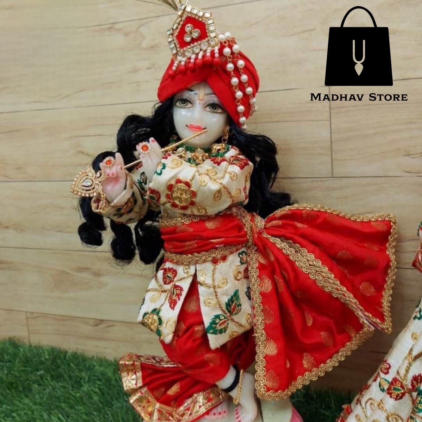 Beautiful Rajasthani Dress for Radha Krishna