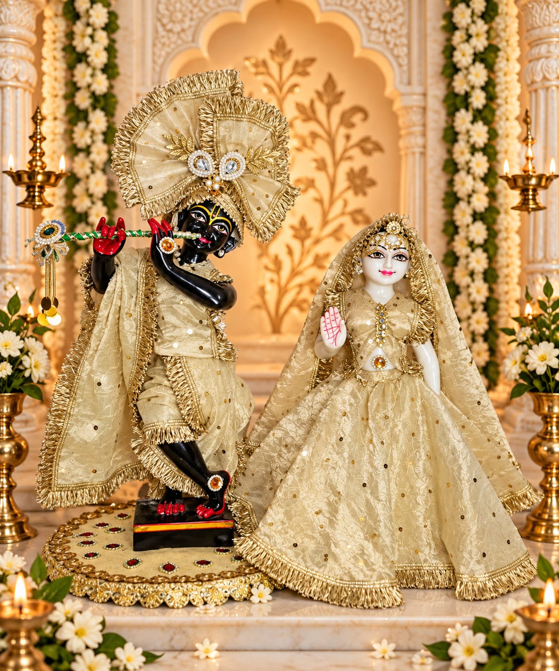 Sharad Rasotsav | Premium dress for Radha Krishna