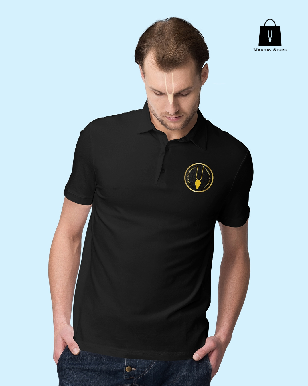 Classic Iskconinc Merchandise logo Polo Tshirt for Men