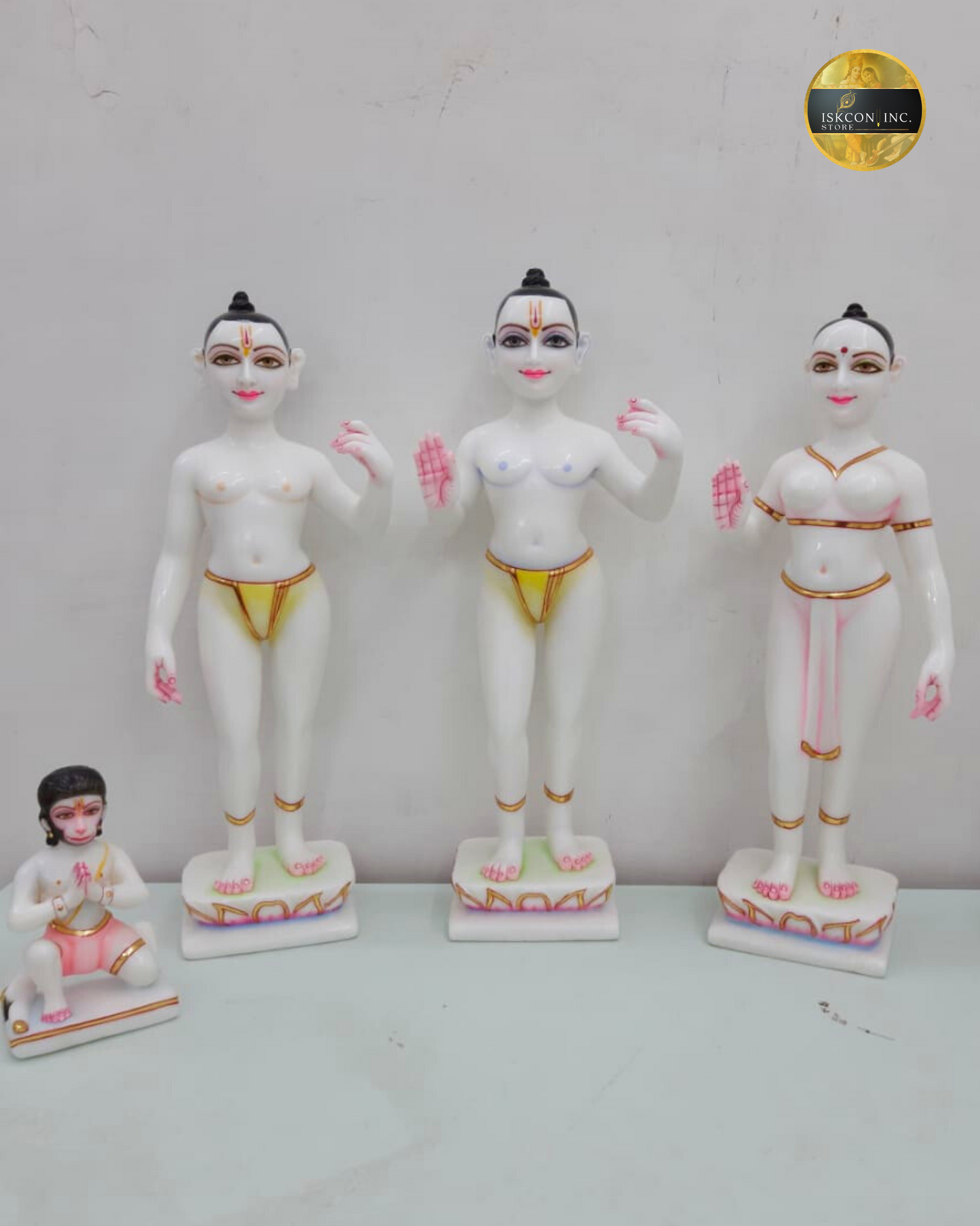 Ram Darbar Makrana Marble Deities | Sri Sri Sita Ram Laxman Hanuman