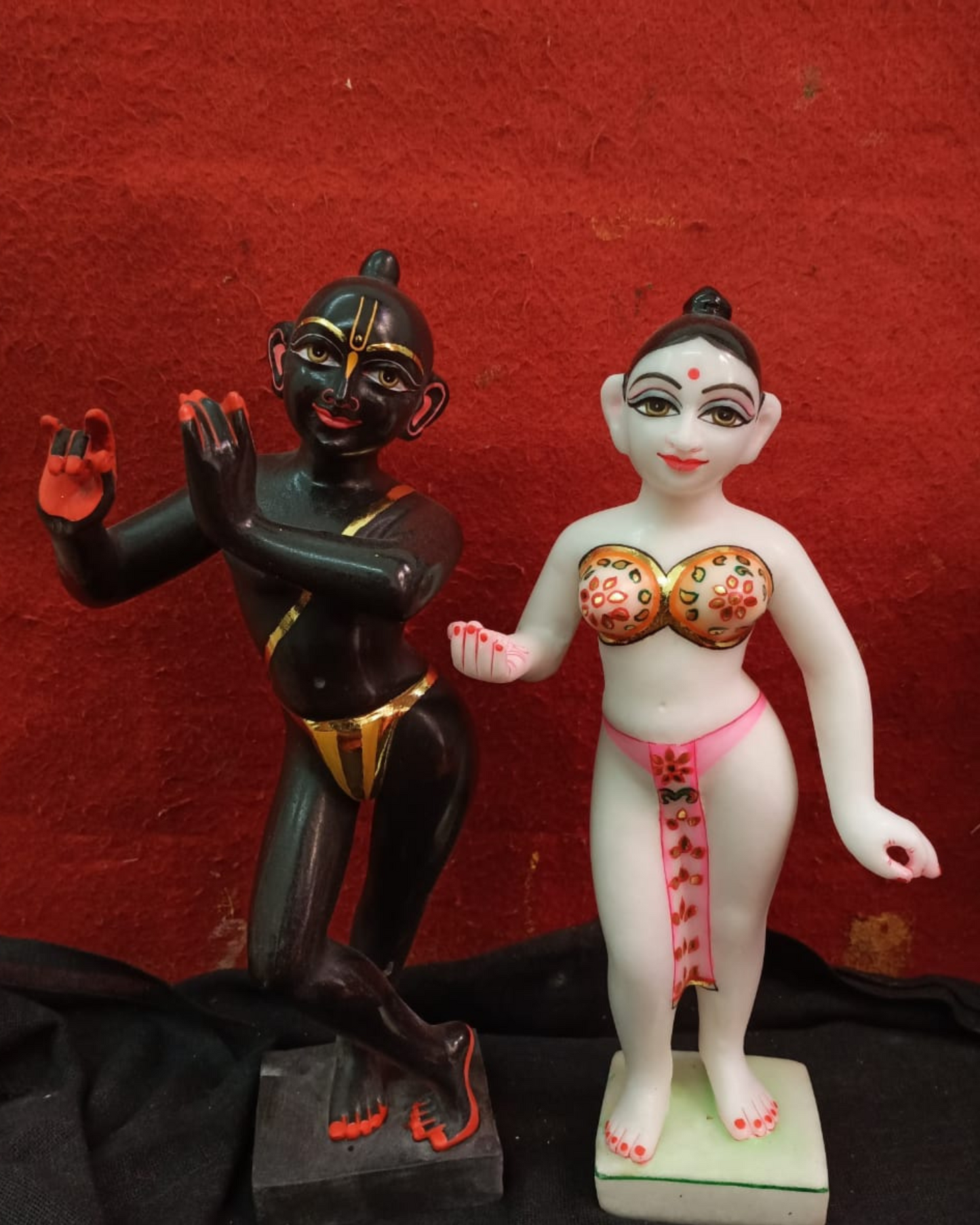 Sri Sri Radha Madanmohan beautiful Makrana Marble Deities