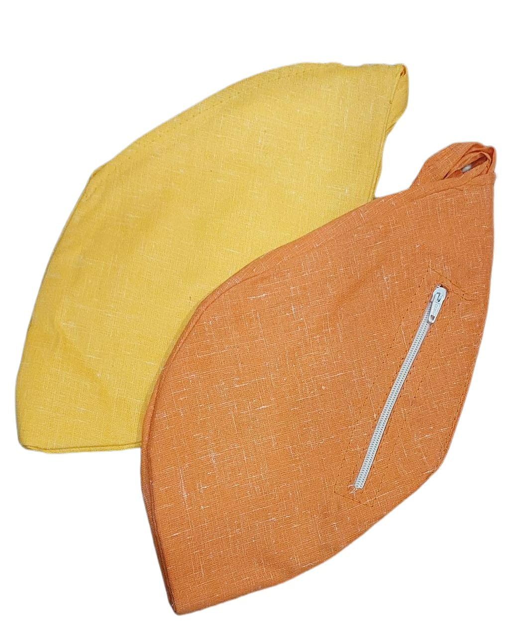 Cotton Bead bag with zip