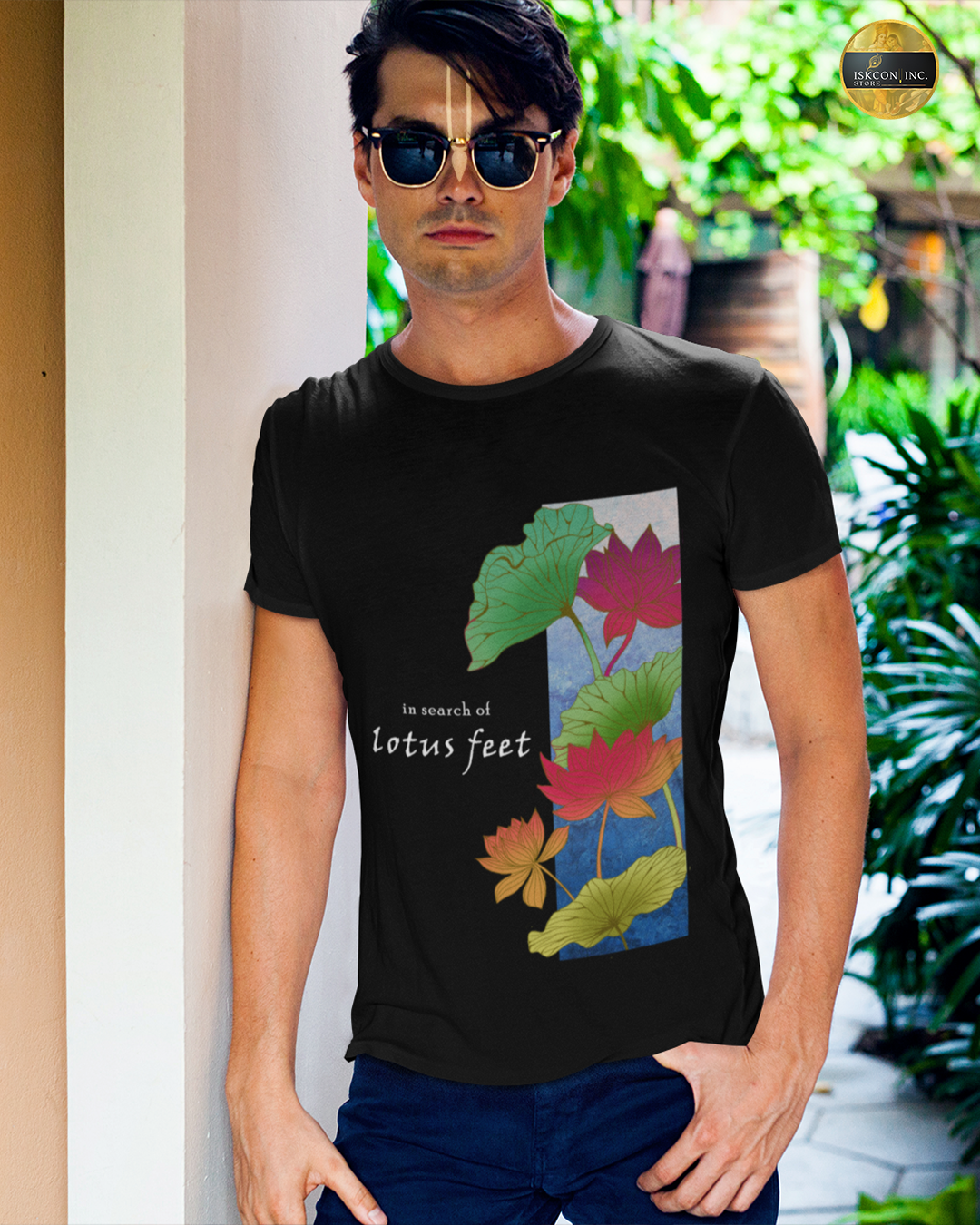 In search of Lotus Feet Premium Collection Tshirt for Men
