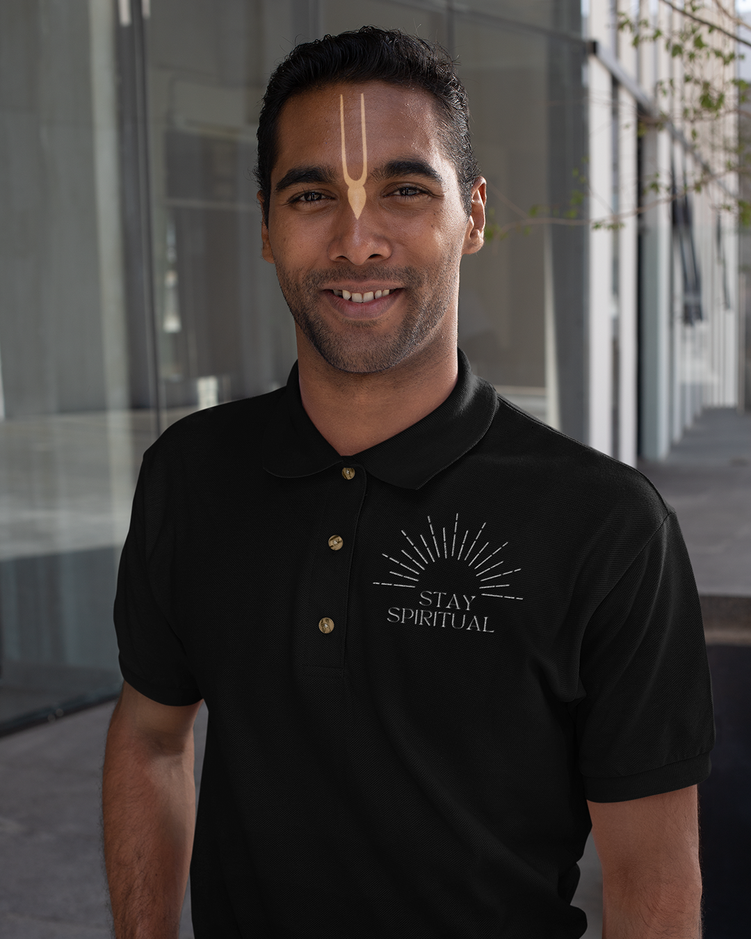 Stay Spiritual Classic Polo Tshirt for Men