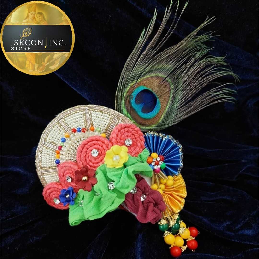 Classic Colourful Pagdi for Krishna