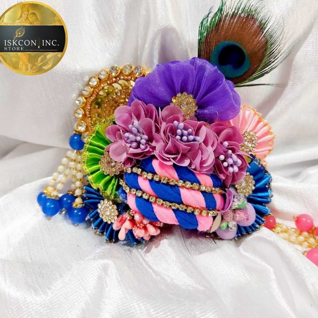 Colourful Pagdi for Krishna for Krishna