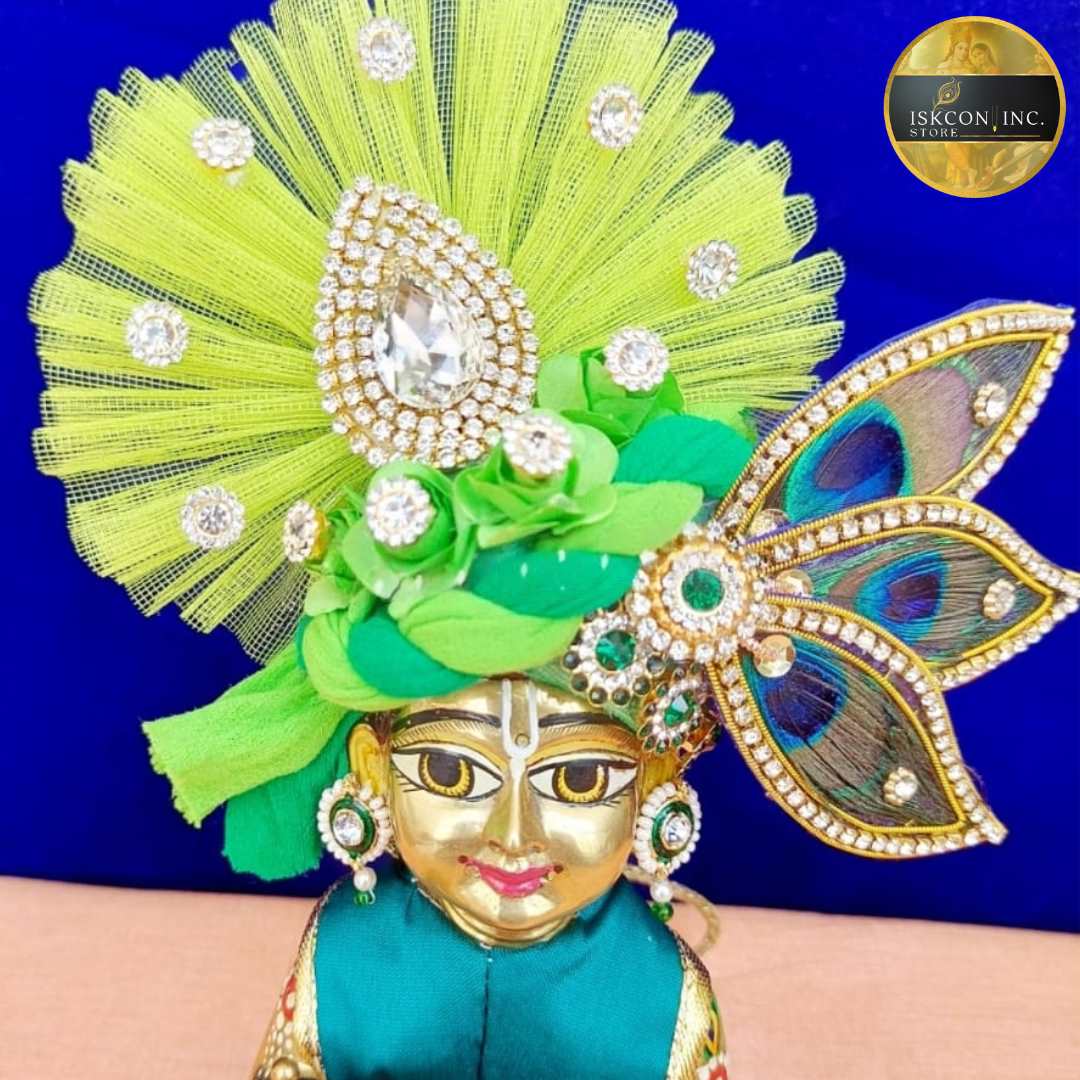 Green Pagdi for Krishna