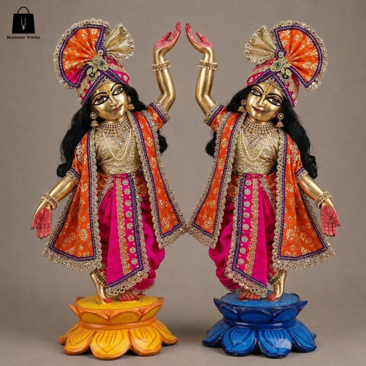 Yamuna Neel Shringar | Premium Hand work Janmashtami dress