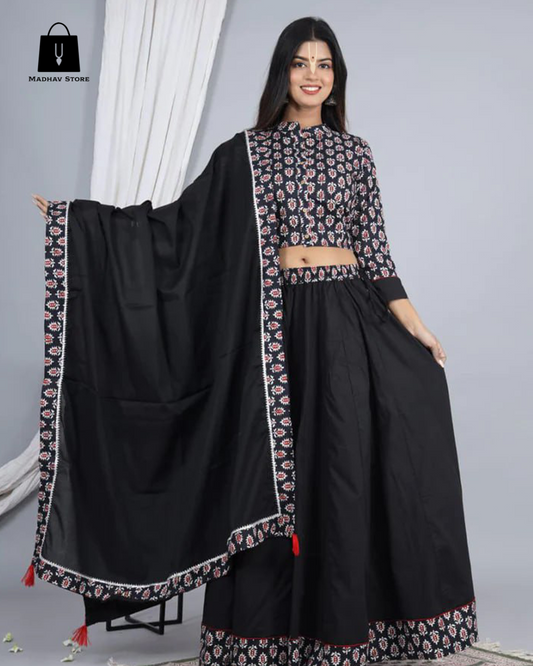 Black Effulgence Gopi Dress
