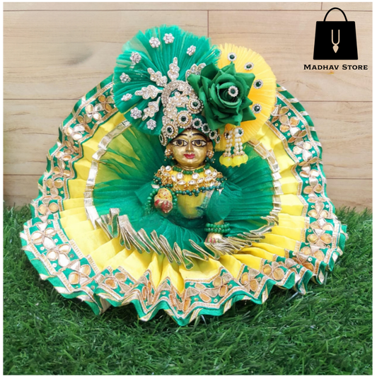 Laddu gopal top heavy dress