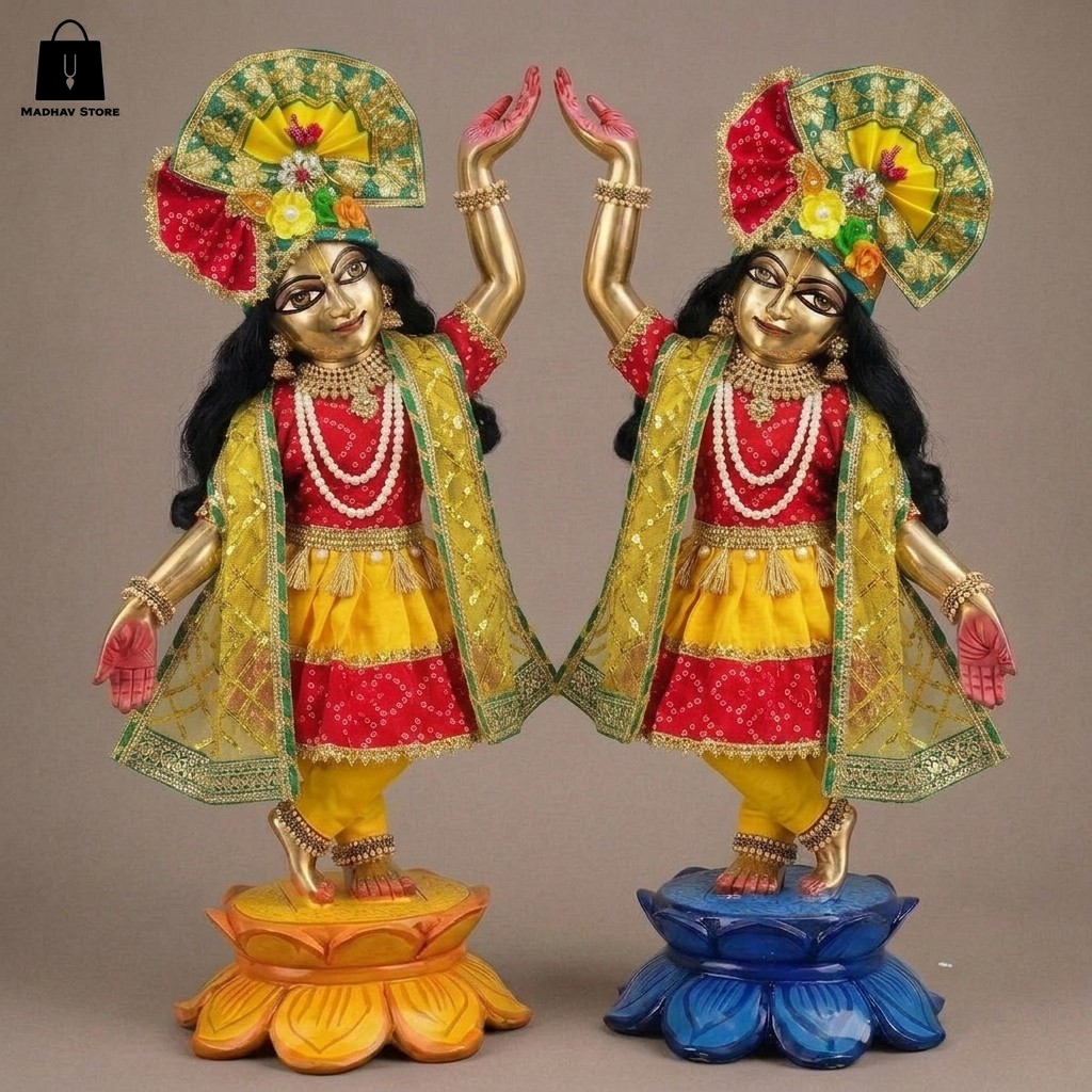 Vrindavan Utsav | Premium Janmashtami Dress for Gaura Nitai