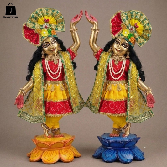 Vrindavan Utsav | Premium Janmashtami Dress for Gaura Nitai