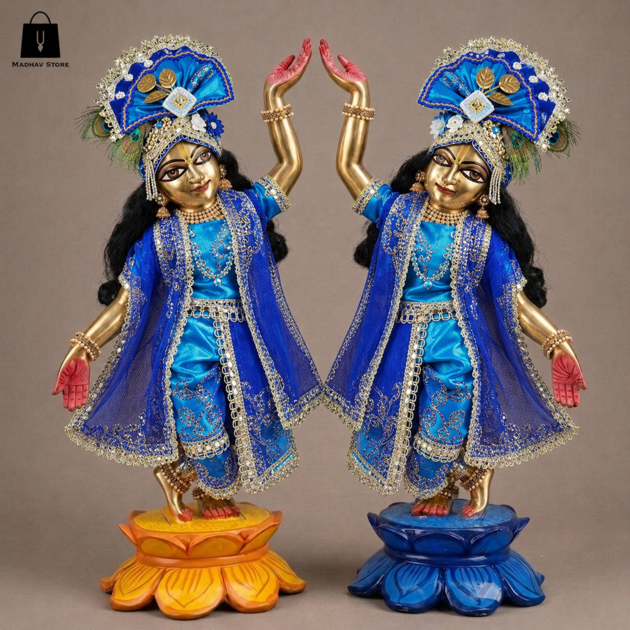 Yamuna Tarang Shringar | Premium Janmashtami Dress