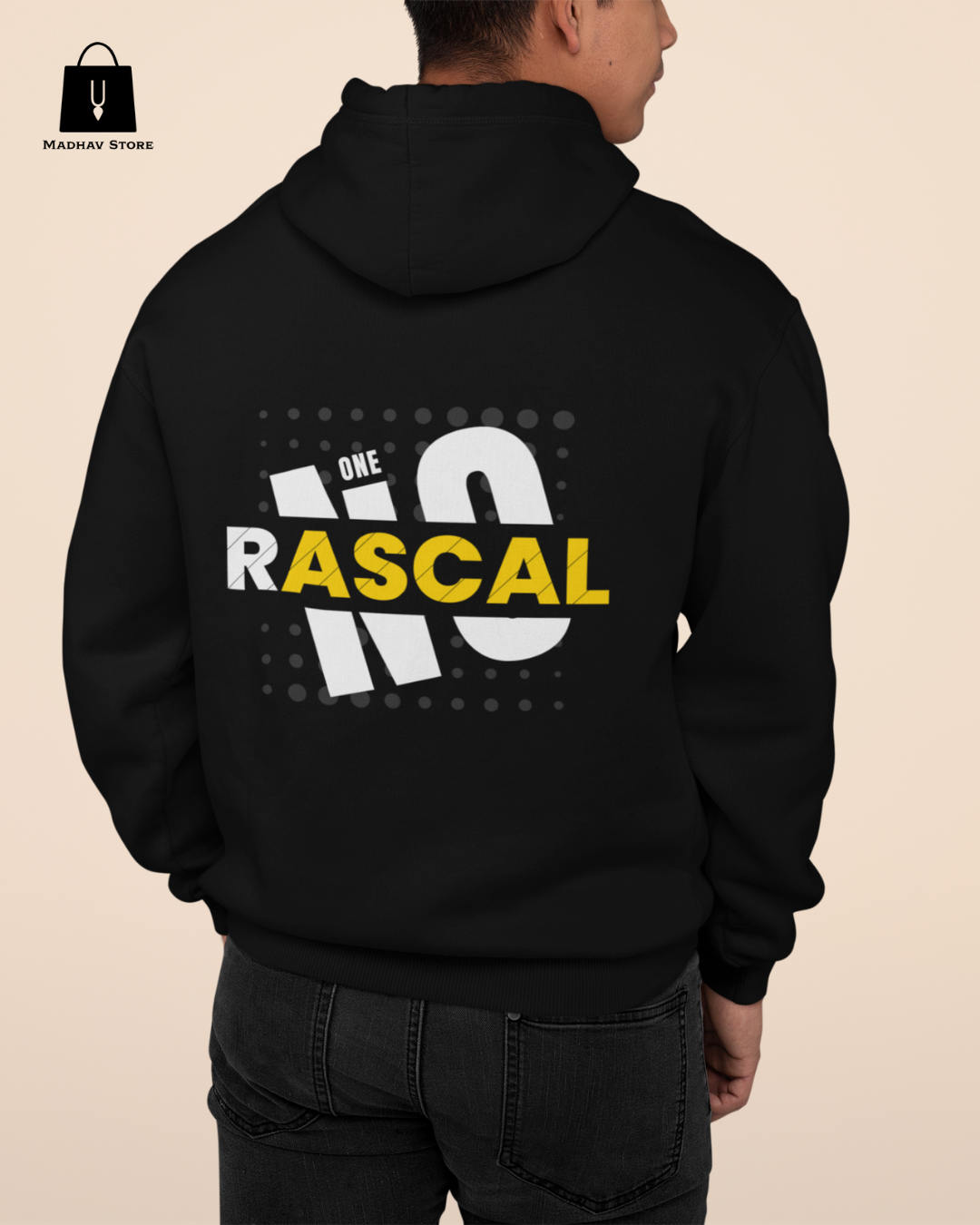 Rascal number one | Premium Cotton Hoodie for Men – Madhav Store