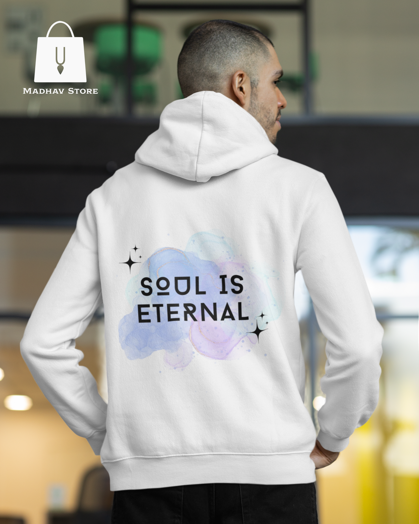 Soul is eternal | Premium Cotton Hoodie for Men