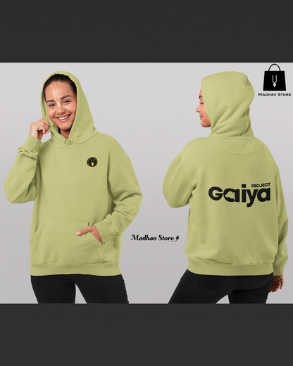 Project GAIYA X Madhav Store | Premium Merchandise Cotton Hoodie for women