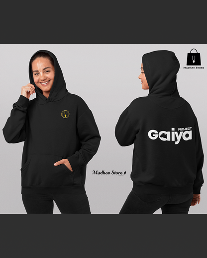 Project GAIYA X Madhav Store | Premium Merchandise Cotton Hoodie for women