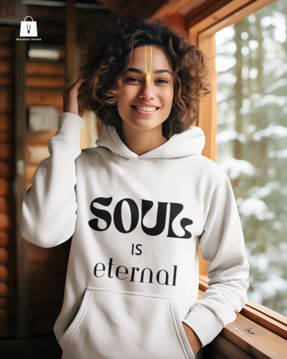 Soul is Eternal | Premium Cotton Hoodie for women