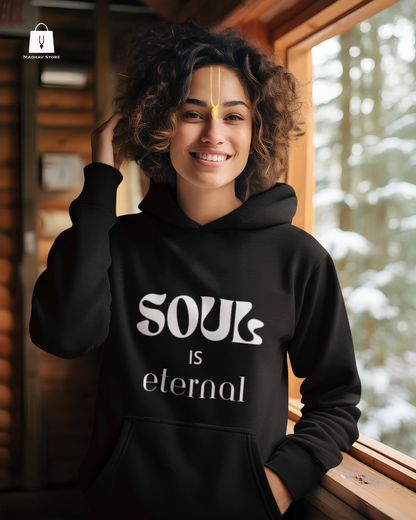 Soul is Eternal | Premium Cotton Hoodie for women