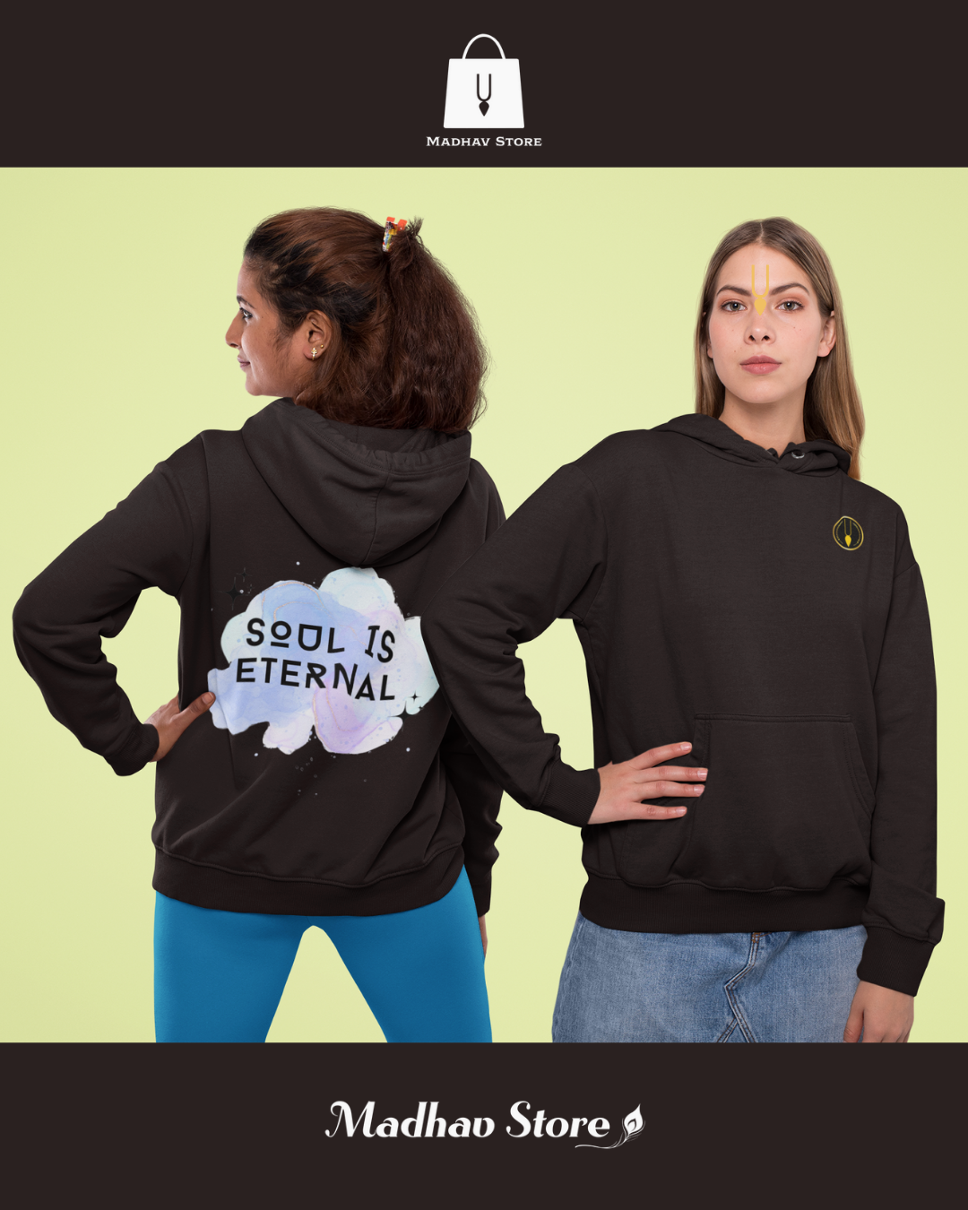 Soul Is Eternal| Premium Cotton Hoodie for women