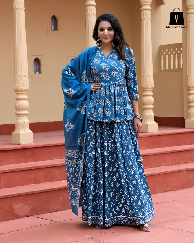 Bhuvana Sundari Blue | Gopi dress collection