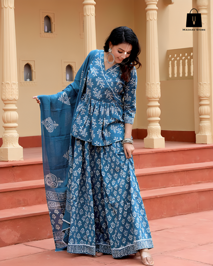 Bhuvana Sundari Blue | Gopi dress collection