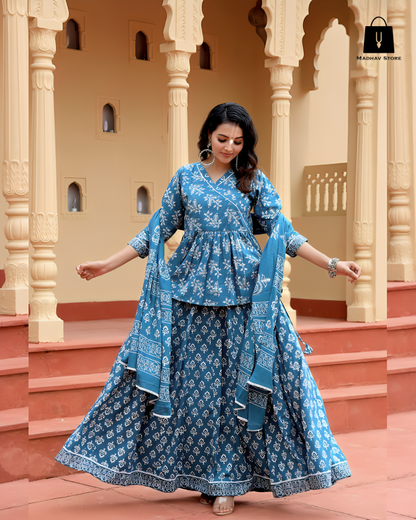 Bhuvana Sundari Blue | Gopi dress collection