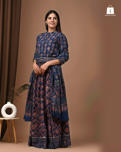 Manmohana midnight blue | Gopi dress collection