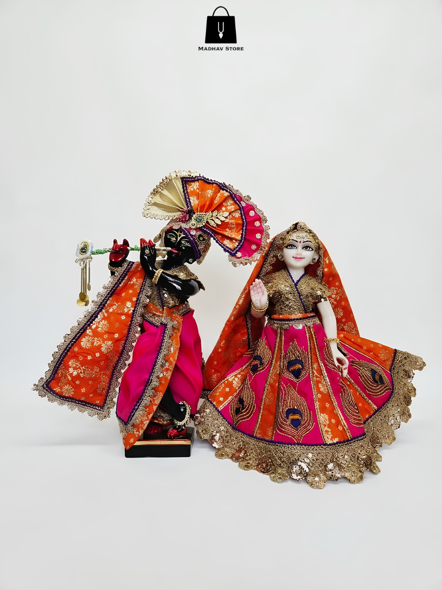 Yamuna Neel Shringar | Premium Hand work Janmashtami dress