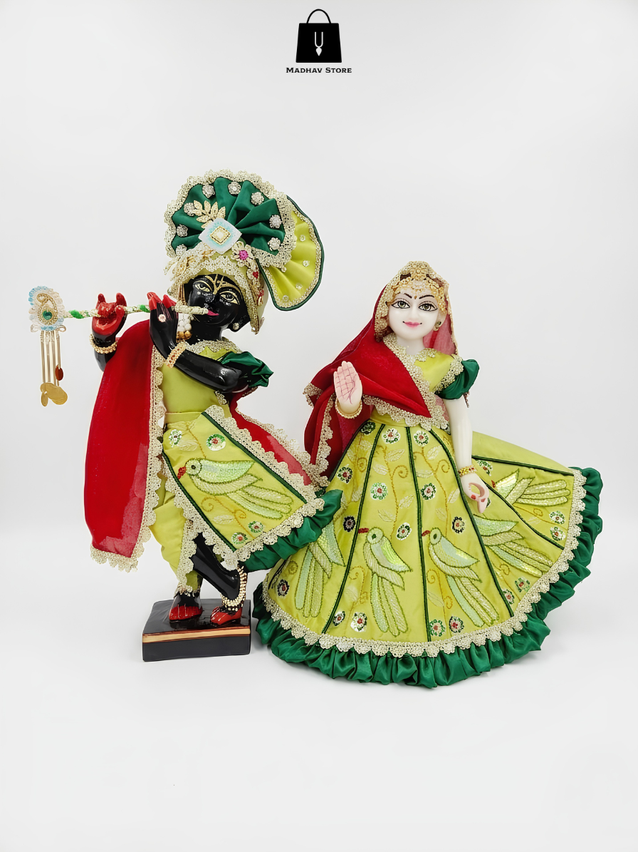 Hariyali Utsav Shringar | Premium Hand work Janmashtami dress